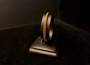 (RI5) 10K Gelbgold Fuchsschwanz Gliederarmband 5,3 Gramm Größe 6,5 Zoll Lang 3,9 mm - Bild 1 von 5