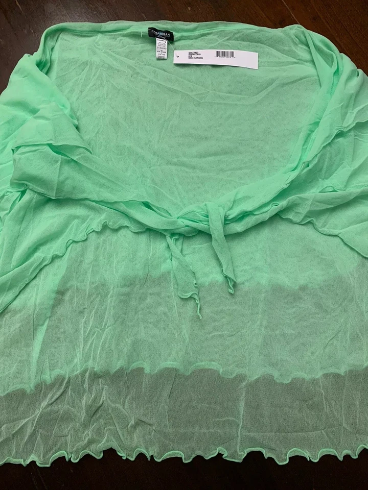 Traje de baño Cosabella para mujer suela pareo envolvente verde lima O/S nuevo con etiquetas Foto 1 de 4