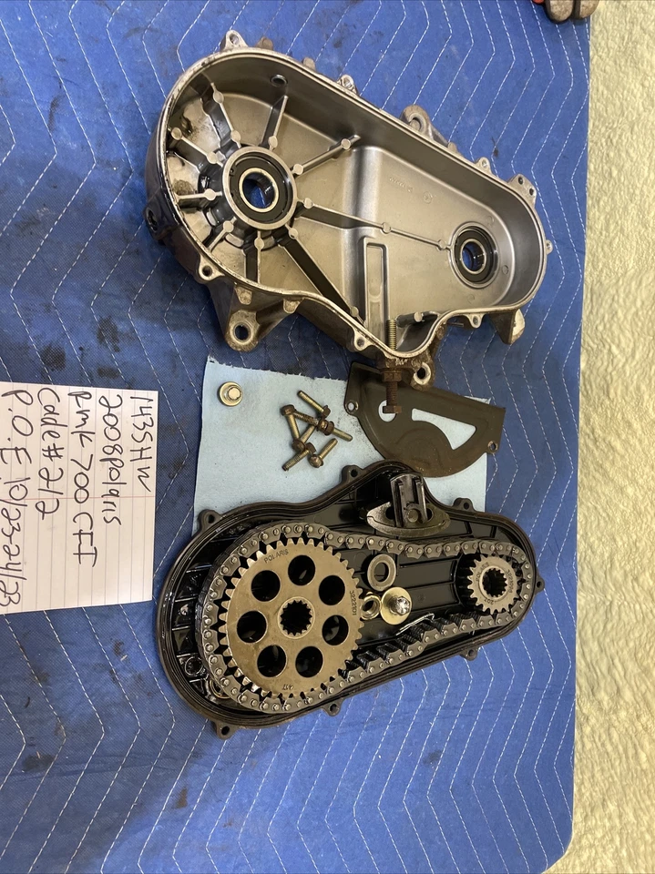 Conjunto de cadena Polaris Rmk 700 2008 con engranajes 143 Foto 1 de 4