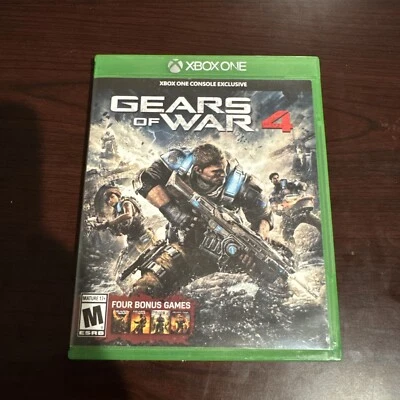 Gears of War 4 (Xbox One, 2016) OHNE CODES - Kostenloser Versand mit Aufklebern - Bild 1 von 3