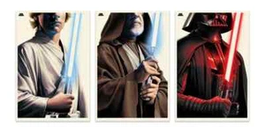 Set Star Wars Ciudad Fantasma Creativo Regular Película Póster Arte Impresión Cuello de Botella - Imagen 1 de 4