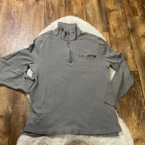 J. Crew 1/2 Zip Thermal Long Sleeve Shirt Men's XLarge Waffle Knit - Picture 1 of 10