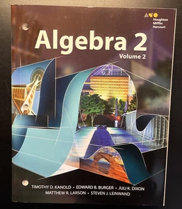 Bought on Muffling Harcourt Algebra 2 :  Student Edition Volume 2 - Picture 1 of 2