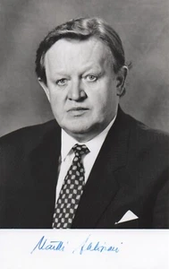 MARTTI AHTISAARI † - original signiertes Foto 9 x 14 cm Autogramm signed - Picture 1 of 1