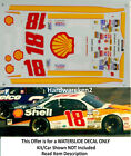 NASCAR DECAL #18 SHELL 1997 BGN PONTIAC GRAND PRIX BOBBY LABONTE 1/24