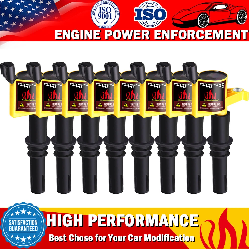 8 Ignition Coils Bobinas Para For Ford F-150 250 5.4/5.4/6.8L V8