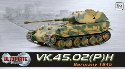 Dragon Armor Porsche VK.45.02(P)H Germany 1945 1:72 Scale Model Tank 60531 - Image 1 of 3