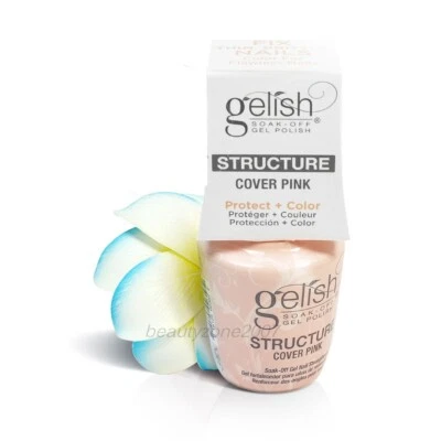 NAIL HARMONY Harmony Gelish Brush-on Structure Gel #1140005 Cover Pink 0.5oz