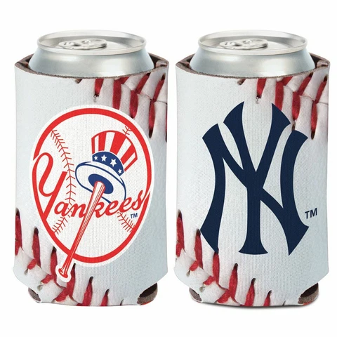 New York Yankees Can Cooler/Koozie for 12oz Beverage MLB - 2 Sided Design Cover