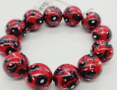 Vera Bradley Dia das Mães Ball Bead Pulseira Elástica DECO DAISEY Aposentada Rara - Imagem 1 de 4