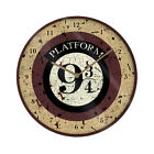 Wizarding World Harry Potter Platform 9 3/4 Wall Mounting Analog Clock Gift Set