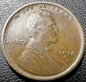 Centavo Lincoln Wheat 1916/#65 - Imagen 1 de 2