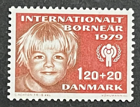 Travelstamps: Denmark Stamp Scott #B53 - 1979 Int’l Year of the Child MNH OG Cover