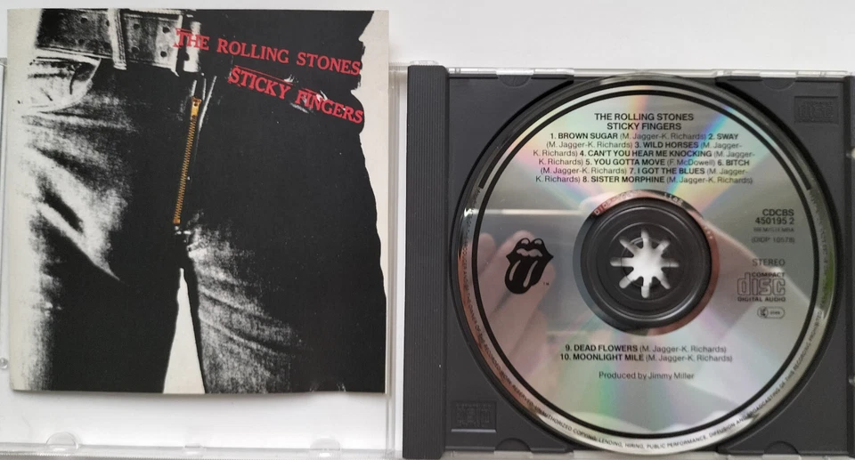 THE ROLLING STONES Sticky Fingers CD JAPAN 1986 Mick Jagger Beatles Elvis no OBI - Bild 1 von 4
