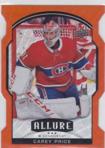 20/21 ALLURE..CAREY PRICE..ORANGE SLICE..DIE CUT..# 55..CANADIENS..COMBINED SHIP - Bild 1 von 1