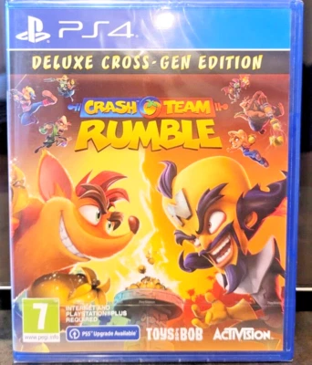 Crash Team Rumble PS4 Deluxe Cross- Gen NEW SEALED PS5 Compatible Bandicoot Game - Image 1 of 4