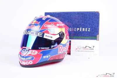 Sergio Checo Perez 2024 Mexixo GP, Red Bull Racing, mini helmet, 1:2 Schuberth - Image 1 of 4