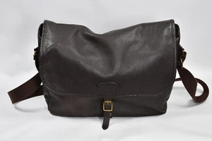 Barbour Messenger Bag / Satchel Holford Brown Leather Men's - Picture 1 of 13