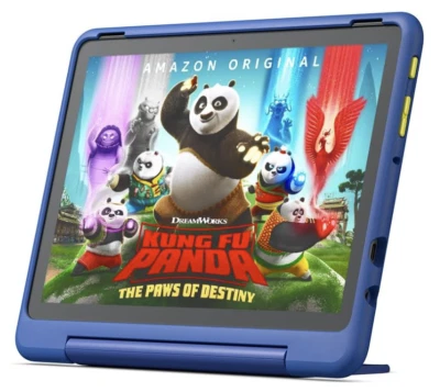 Amazon Fire HD 10 Kids Pro Tablet 2023 ab Grundschulalter 10,1 Zoll Blau Sterne - Bild 1 von 2