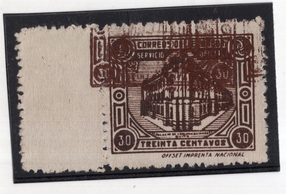 ECUADOR, DOBLE IMPRESIÓN, M SIN GOMA Foto 1 de 1