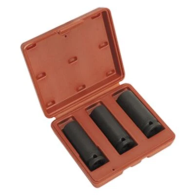 Sealey SX043 Impact Socket Set 3pc Deep 1/2"Sq Drive - Image 1 of 4