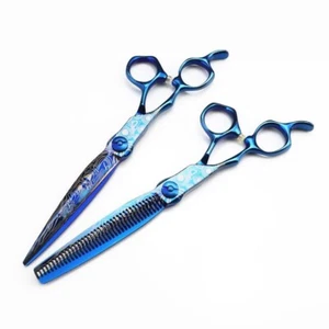 7” Japanese Hairdressing Scissors Barber Salon Hair Cutting/thinning Set Shears - Picture 1 of 5