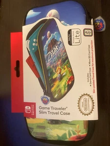 Nintendo Switch Lite Game Traveler Slim Travel Case Zelda Link's Awakening - Picture 1 of 2