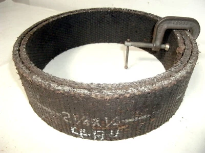 1 - Forro de freno tejido Raybestos NOS 2-1/4" ancho x 1/4" grueso x 48" largo Foto 1 de 2