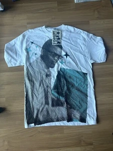Vintage AKOMPLICE Large Men T-Shirt White - Picture 1 of 4