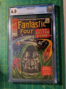 Fantastic Four #57 CGC 6.0, Silver Age 1966, Doctor Doom, Silver Surfer - Picture 1 of 2
