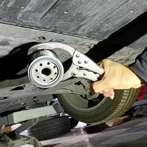 Clamp Filter Wrench Oil Wrench Oil Change Adjustable Engine Oil Filter Wrench - Picture 1 of 9