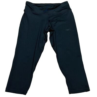 Adidas 3/4 Capri Leggings In Black Size UK 8-10 Women’s Gym Fitness Sports - Image 1 of 4