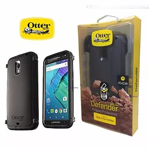 NEW OtterBox Defender Case Cover for Motorola Moto X Pure Edition Black 3rd Gen - Picture 1 of 4