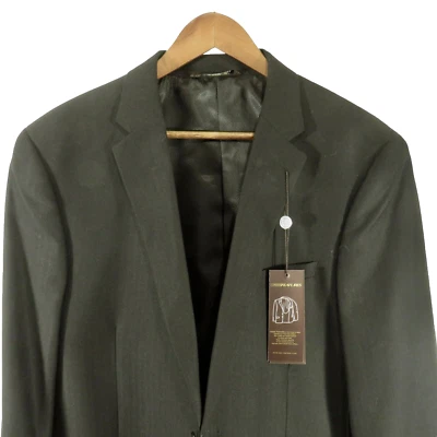 Casaco esportivo masculino Caravelli 42 regular preto leve Oxford todo o ano NOVO! - Imagem 1 de 4