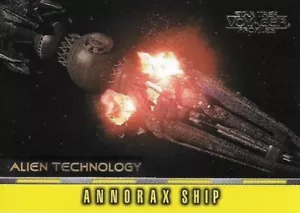 Star Trek Voyager Profiles Skybox 1998 Alien Technology AT-6 Annorax Ship - Picture 1 of 2