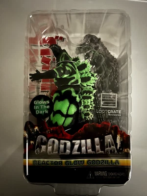 Figura de acción Godzilla Reactor Glow NECA Lootcrate NUEVO SELLADO Foto 1 de 4