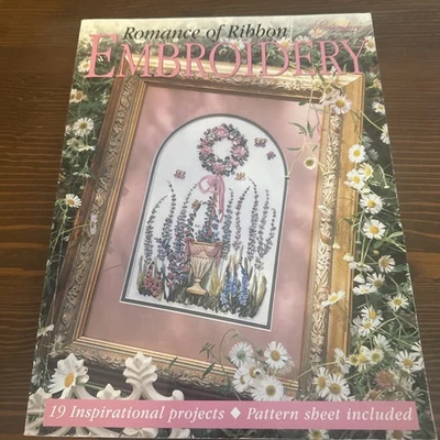Romance of Ribbon Embroidery Craftworld Book - 19 projects pattern sheets - Image 1 of 4