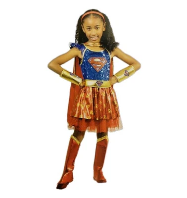 Disfraz DC Supergirl Niño Talla M 8-10 Nuevo Con Etiquetas Foto 1 de 2