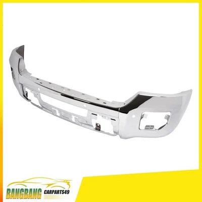 Barra frontal de parachoques con sensores cromados #23178777 para GMC Sierra 2500HD 15-19 Foto 1 de 4