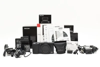 w/AC Adpter [Near MINT++ w/Hood] Ricoh GR l 16.2MP APS-C Digital Camera From JP - Image 1 of 4