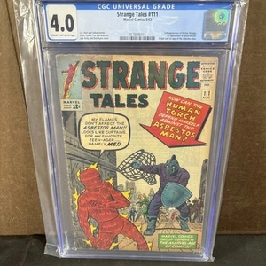 STRANGE TALES #111 CGC 4.0 LEE KIRBY 2ND DR. STRANGE FIRST MORDO MARVEL SILVER - Picture 1 of 7