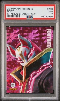 Fortnite Series 1 | Crystal / Cracked / Shard | #263 Drift Italy PSA 7 - Image 1 of 2