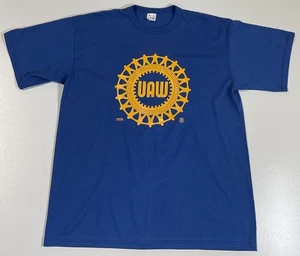 Camiseta De Colección UAW Union Talla XL Hecha en EE. UU. Auto Workers Detroit Años 80 - Imagen 1 de 7