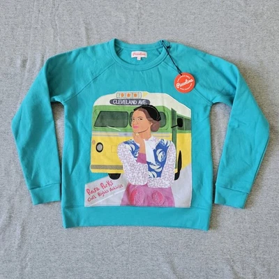 Piccolina Rosa Parks Appliqué raglan Sweatshirt NWT Size 14 Girls Art History  - Image 1 of 4