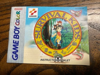 Survival Kids para Nintendo Gameboy. Auténtico manual solo versión us Foto 1 de 3