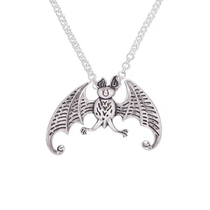 Bat Necklace Edward Gorey Jewelry The Broken Spoke Bicycles STERLING SILVER .925 - Picture 1 of 1