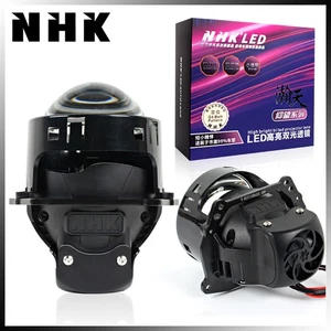 NHK Mini Bi LED Projector Len 5500K LED Headlight Hella 3R G5 Retrofit Universal - Picture 1 of 6