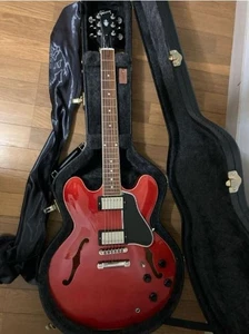 Acoustic Electric Guitar Gibson ES-335 Memphis Custom Shop 2012 Cherry USA Made - Picture 1 of 10