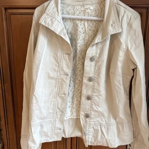 Maurice Peplum Jacket With Lace Lining M - Picture 1 of 1