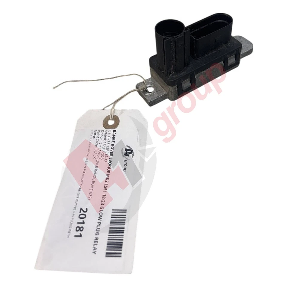 RANGE ROVER EVOQUE MK2 L551 18-23 GLOW PLUG RELAY GX73-12B535-AF - Image 1 of 4